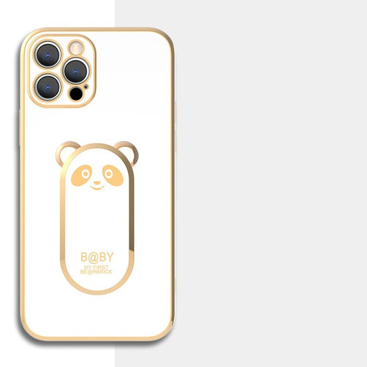 Funda para teléfono con soporte de anillo magnético de Panda