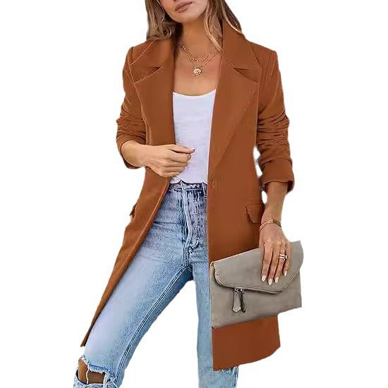 Manteau cardigan en laine à la mode pour femme