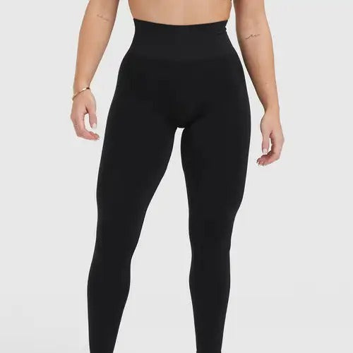 Leggings deportivos de fitness para mujer sin costuras de alta elasticidad