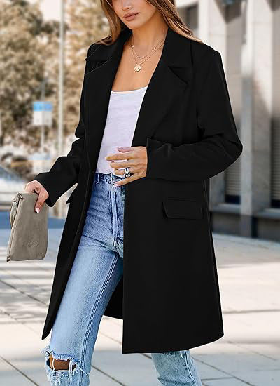 Manteau cardigan en laine à la mode pour femme