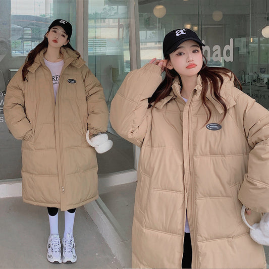 Women's Mid-length Loose Overknee Thickened Cotton Padded Coat