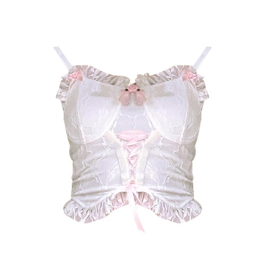 Outer Wear Sweet And Spicy Lace Camisole Women's Spring Clothes